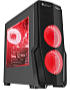 Natec - Szmtgp hz - Natec Genesis Titan 800 fekete/piros ATX hz, tp nlkl