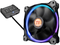 Thermaltake - Ventilltor - Thermaltake 14cm RGB LED rendszerht ventiltor