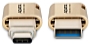 A-DATA - Memria Pen Drive - A-DATA AUC350-32G-CGD 32Gb USB 3.1 OTG pendrive, arany