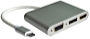 Roline - Kbel Fordit Adapter - Roline 10cm USB 3.1 Type - 1xHDMI-1xDP-1xDSUB 4K Multiport adapter