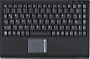 Keysonic - Keyboard Billentyzet - Keysonic Mini millentyzet + Smart Touchpad USB angol, fekete