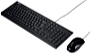 ASUS - Keyboard Billentyzet - Asus U2000 fekete magyar USB billentyzet, + optikai egr