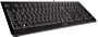 Cherry - Keyboard Billentyzet - Cherry KC 1000 Angol USB billentyzet, fekete