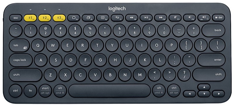 Logitech - Keyboard Billentyzet - Logitech K380 angol Bluetooth billentyzet, fekete