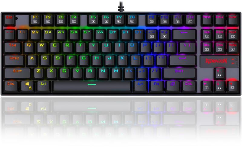 Redragon - Keyboard Billentyzet - Key HU Redragon Kumara RGB Mechanikus Blue Switches