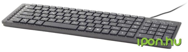 Gembird - Keyboard Billentyzet - Key EN Gembird KB-U-103 Black USB