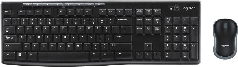 Logitech - Keyboard Billentyzet - Key Ger Log Wireless MK270 USB BK+mou 920-004511