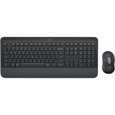 Logitech - Keyboard Billentyzet - Keyboard Logitech Cordless MK650 Combo for Business Bluetooth USB HU+mouse Black 920-011008 vezetk nlkli magyar membrn billentyzet + egr szrke