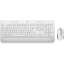 Logitech - Keyboard Billentyzet - Keyboard Logitech Cordless MK650 Combo for Business Bluetooth USB HU+mouse White 920-011036