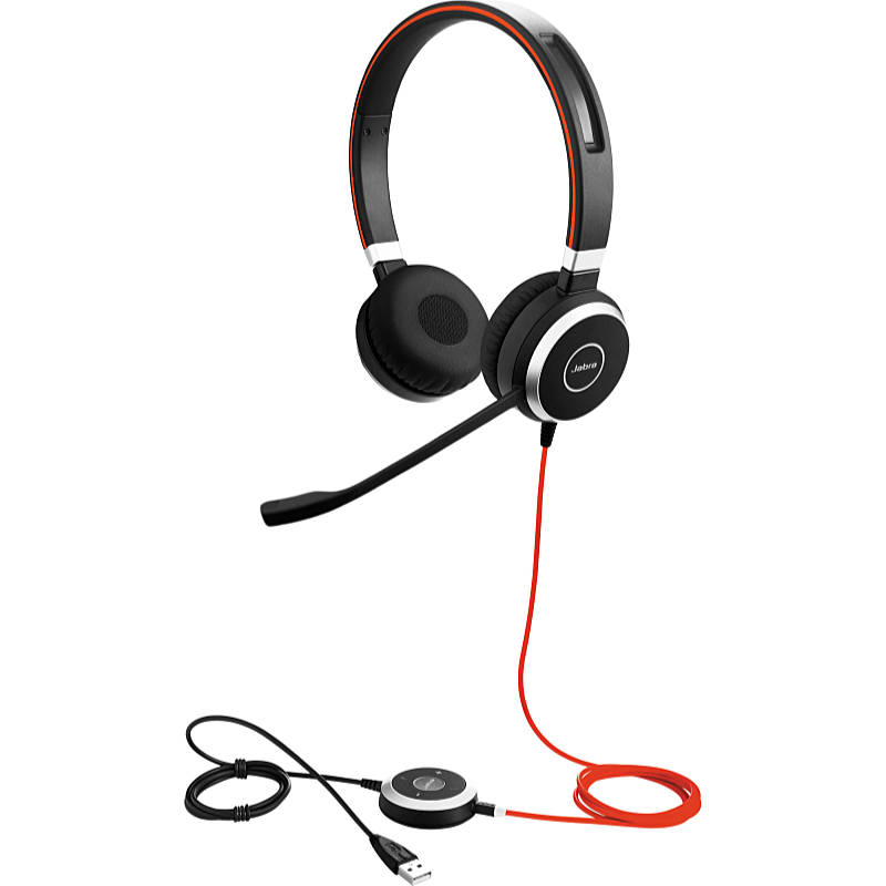 Jabra - Fejhallgat s mikrofon - Jabra Evolve 40 UC mikrofonos fejhallgat, fekete