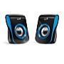 Genius - Hangszr Speaker - HF Genius SP-Q180 2.0 6W USB Black/Blue 31730026403