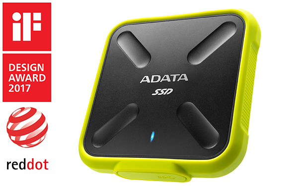 A-DATA - Drive SSD - A-DATA SD700 1TB USB3.1 hordozhat vz s porll SSD meghajt, srga