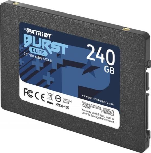 Patriot - Drive SSD - SSD Patriot 2,5' 240GB Burst Elite SATA3 PBE240GS25SSDR