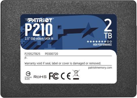 Patriot - Drive SSD - SSD Patriot 2,5' 2Tb P210 SATA3 P210S2TB25