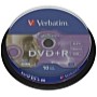 Verbatim - Mdia DVD Disk - Verbatim DVD+R 4,7GB 16x DVD lemez 10db/henger