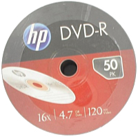 HP - Mdia DVD Disk - HP DVD-R 4,7Gb 16x 50db/bulk HP1650S-