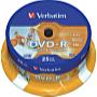 Verbatim - Mdia DVD Disk - Verbatim 4,7Gb 16x Wide nyomtathat DDVD-R 25db/henger