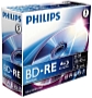 Philips - Mdia BD - Philips 2x Blu-ray disc 25GB BE2S2J05C/00 BD-RE PH528652