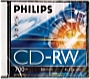 Philips - Mdia CD Disk - Philips 80' 12x CDRW, norml tokos