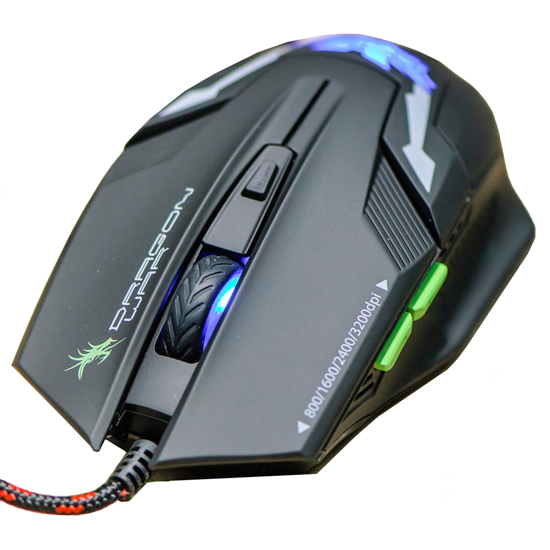 Dragon War - Mouse s Pad - Dragon War ELE-G8 Unicorn Bluetrack USB egr, fekete