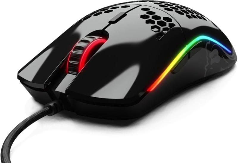 Glorious - Mouse s Pad - Mouse Glorious PC Race Model D RGB Glossy Black GAMO-922