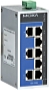 Moxa - Hlzat Switch, FireWall - Moxa EDS-208A 8p 10/100 IP30 Switch, alumnium