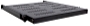 Linkbasic - Hlzat Rack szerelvnyek - LinkBasic 800mm 1U 19' kihzhat polc, fekete