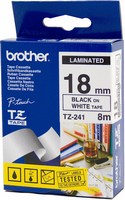 Brother - Printer Matrix szalag ribbon - Brother TZ241 fekete-fehr 18mm feliratoz szalag