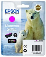 EPSON - Printer Tintasugaras Patron - Epson 26XL magenta tintapatron 9,7ml