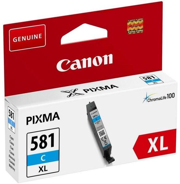 Canon - Printer Tintasugaras Patron - Canon CLI-581XL tintapatron, Cyan
