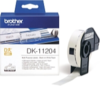 Brother - Printer Papr Flia s Etikett - Brother DK11204 Standard 17mmx54mm etikett-tekercs