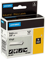 Dymo - Printer Matrix szalag ribbon - Dymo D1-es Rhino szalag 9mmx5,5m fekete/fehr