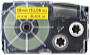 Casio - Printer Matrix szalag ribbon - Casio XR-18YW1 18mm srga-fekete feliratoz szalag