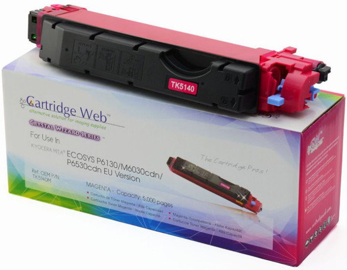 CartridgeWeb - Printer Laser Toner - CartridgeWeb Kyocera TK-5140M utngyrtott toner, Magenta