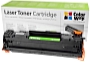 ColorWay - Printer Laser Toner - Colorway HP CF283X Canon CRG-737H utngyrtott toner, Black
