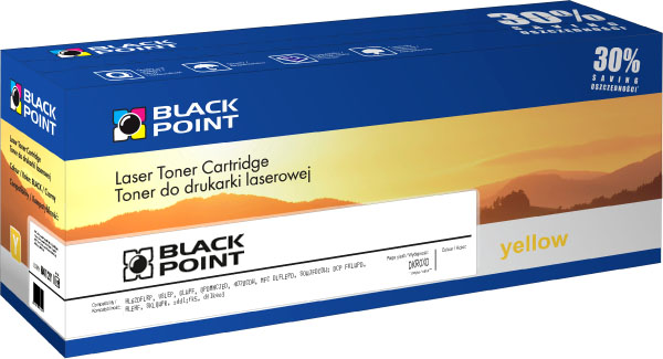 Black Point - Printer Laser Toner - Black Point Lexmark C540H1YG utngyrtott toner, Yellow