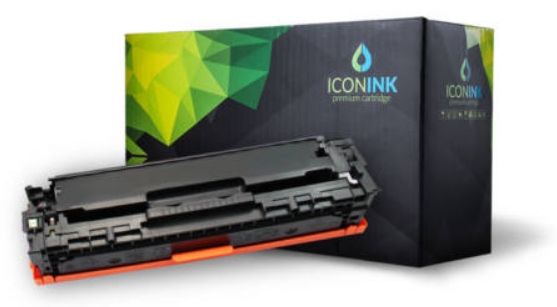 Iconink - Printer Laser Toner - Iconink HP CB541A utngyrtott toner, Cyan