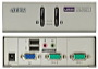 ATEN - KVM Monitor Eloszt Switch - Aten CS72U-A7 2PC USB KVM Switch + kbel