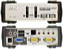 ATEN - KVM Monitor Eloszt Switch - Aten CS1732AC-AT 2 Port USB KVMP Switch + kbel