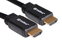 Sandberg - Kbel - Sandberg 3m HDMI M - HDMI M 2.0 4K Dualview 21:9 kbel, fekete