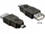 DeLOCK - Kbel Fordit Adapter - Delock 65399 Fordt OTG USB Mini papa - USB2-A Adapter
