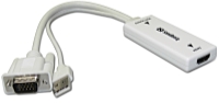 Sandberg - Kbel Fordit Adapter - Sandberg VGA+Audio(USB)-HDMI konverter