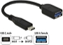 DeLOCK - Kbel Fordit Adapter - Delock 10cm USB3.1 Type-C Gen2 male - USB3.1 Gen2 A female fordt