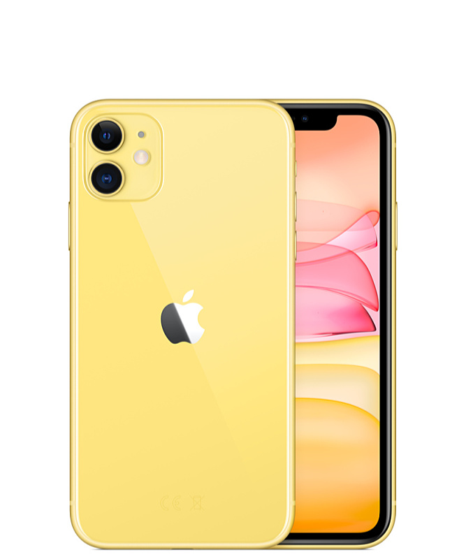 Apple - Okostelefonok, GPS, Tartozkok - Apple iPhone 11 128GB Yellow mwm42gh/a