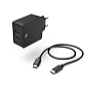 HAMA - Mobil Kiegsztk - Adapter 2xUSB Hama (1xUSB+1xUSB-C) 30W 1m USB-C 210521